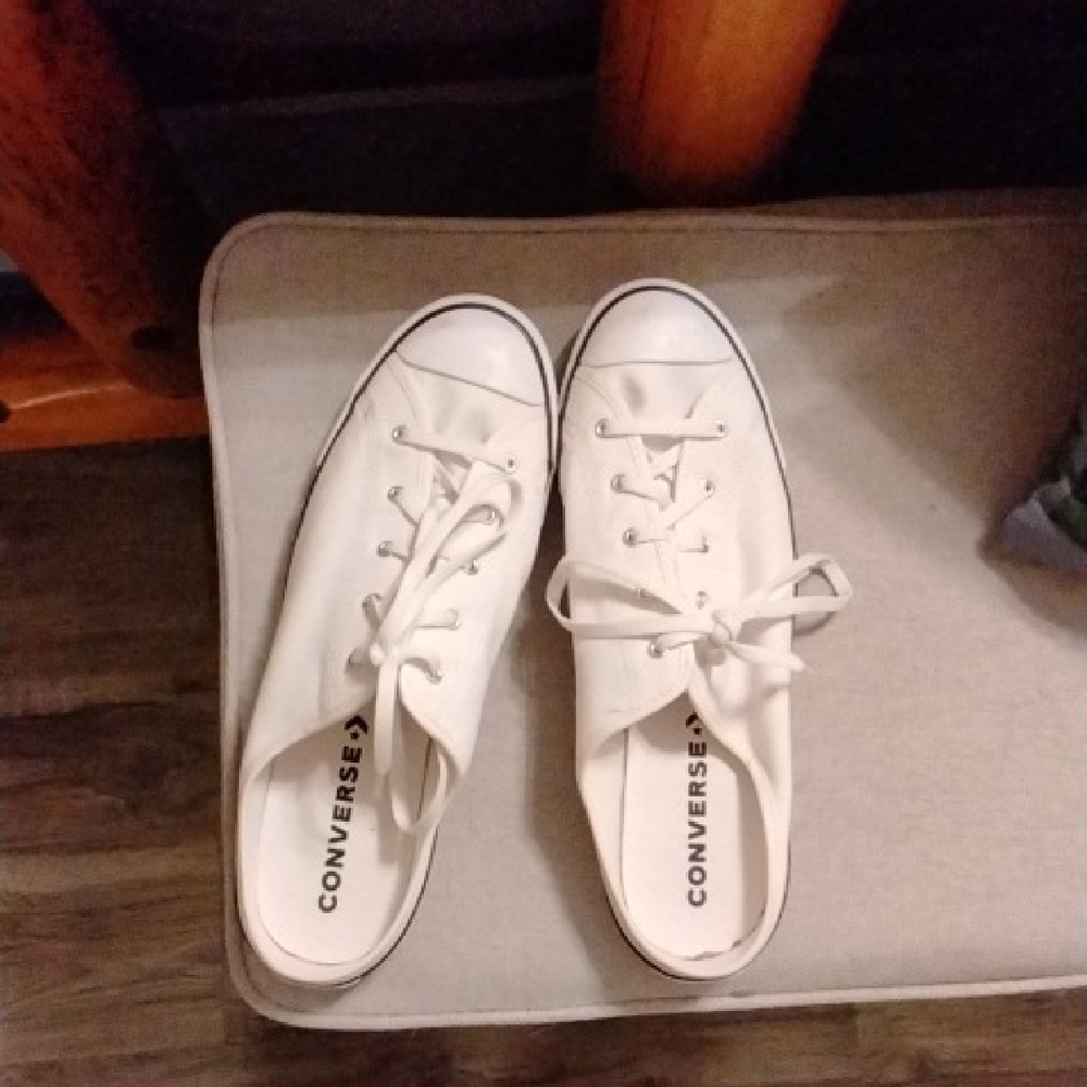 Converse Women's Classic White Slip-On Sneakers